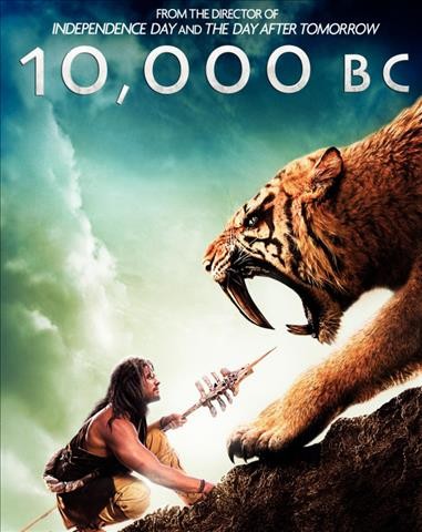 10,000 BC [videorecording : DVD] / Warner Bros. Pictures presents in association with Legendary Pictures, a Centropolis production, a Roland Emmerich film ; produced by Michael Wimer, Roland Emmerich, Mark Gordon ; written by Roland Emmerich and Harald Kloser ; directed by Roland Emmerich.